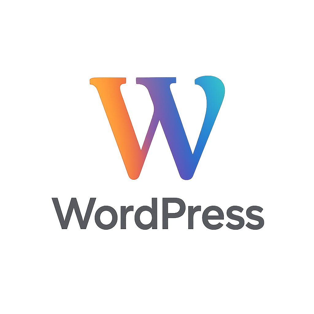 WordPress content management system logo